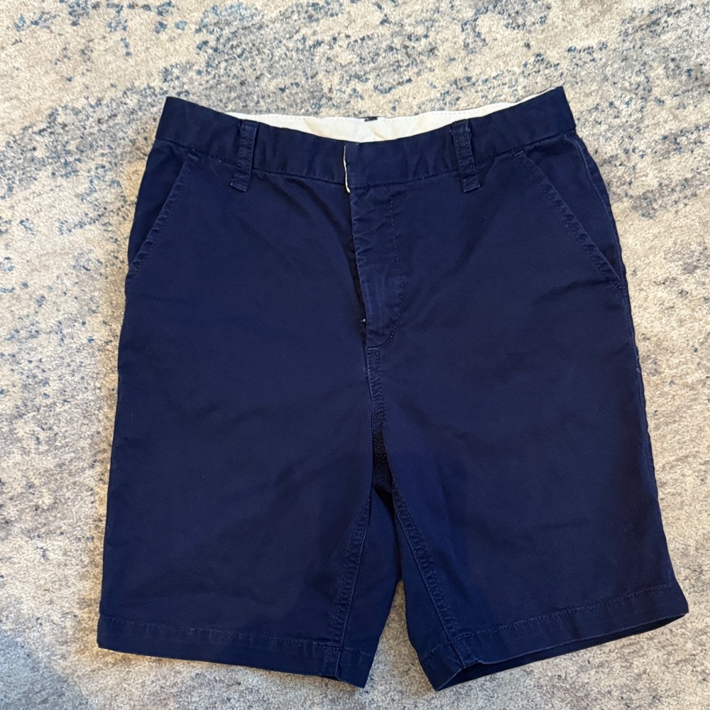 GAP Boys navy Flat Front Shorts